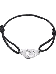 Load image into Gallery viewer, Bracelet Handcuffs Rope Sterling Silver 925