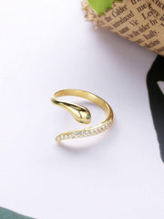 Load image into Gallery viewer, Ring Magnificent Snake silver 925 zircon - Maison Ming