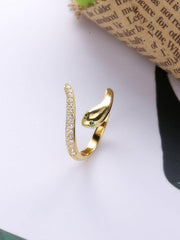 Load image into Gallery viewer, Ring Magnificent Snake silver 925 zircon - Maison Ming