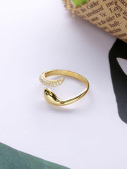 Load image into Gallery viewer, Ring Magnificent Snake silver 925 zircon - Maison Ming