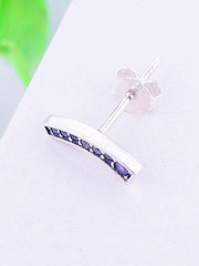 Load image into Gallery viewer, Earrings milky way silver 925 zircon - Maison Ming