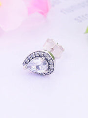 Load image into Gallery viewer, Earrings Pearl Shad silver and zircon - Maison Ming