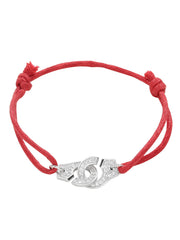 Load image into Gallery viewer, Bracelet Handcuffs Rope Sterling Silver 925