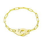 Load image into Gallery viewer, Bracelet Handcuffs Chain silver 925
