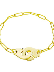 Load image into Gallery viewer, Bracelet Handcuffs Chain silver 925