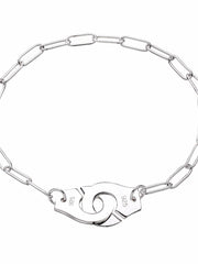 Load image into Gallery viewer, Bracelet Handcuffs Chain silver 925