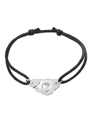 Load image into Gallery viewer, Bracelet Handcuffs Rope Sterling Silver 925