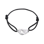 Load image into Gallery viewer, Bracelet Handcuffs Rope Sterling Silver 925
