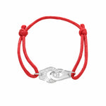 Load image into Gallery viewer, Bracelet Handcuffs Rope Sterling Silver 925
