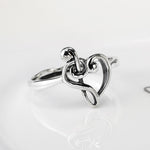 Load image into Gallery viewer, Ring Music Lover silver 925
