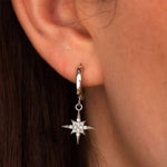 Load image into Gallery viewer, Earrings Starlight silver 925 zircon
