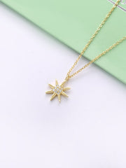Load image into Gallery viewer, Necklace Snowflake silver 925 zircon