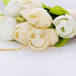 Load image into Gallery viewer, Necklace Shiny Smiley silver 925 zircon
