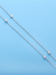 Load image into Gallery viewer, Necklace Brilliant Stapler silver 925 zircon