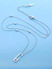 Load image into Gallery viewer, Necklace Brilliant Stapler silver 925 zircon