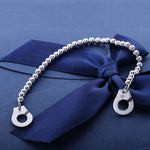 Load image into Gallery viewer, Bracelet Handcuffs Marbles silver 925
