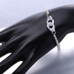 Load image into Gallery viewer, Bracelet Handcuffs Marbles silver 925
