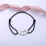Load image into Gallery viewer, Bracelet Hands Handcuffs silver 925
