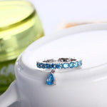 Load image into Gallery viewer, Bracelet Diamond Drop silver 925 zircon - Maison Ming
