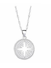 Load image into Gallery viewer, Necklace Talisman silver 925 zircon