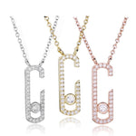 Load image into Gallery viewer, Necklace Diva silver 925 zircon
