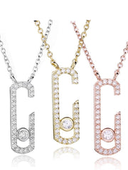 Load image into Gallery viewer, Necklace Diva silver 925 zircon