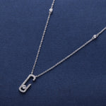 Load image into Gallery viewer, Necklace Diva silver 925 zircon
