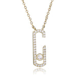 Load image into Gallery viewer, Necklace Diva silver 925 zircon
