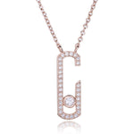 Load image into Gallery viewer, Necklace Diva silver 925 zircon

