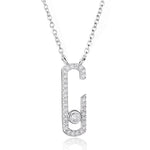 Load image into Gallery viewer, Necklace Diva silver 925 zircon

