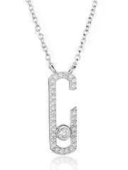 Load image into Gallery viewer, Necklace Diva silver 925 zircon