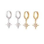Load image into Gallery viewer, Earrings Starlight silver 925 zircon
