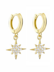 Load image into Gallery viewer, Earrings Starlight silver 925 zircon