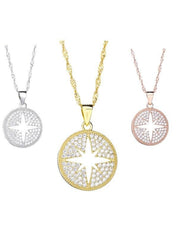 Load image into Gallery viewer, Necklace Talisman silver 925 zircon