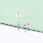 Load image into Gallery viewer, Earrings Salome silver 925 zircon - Maison Ming
