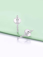 Load image into Gallery viewer, Earrings Salome silver 925 zircon - Maison Ming