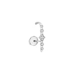 Load image into Gallery viewer, Earrings Salome silver 925 zircon - Maison Ming
