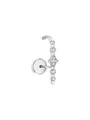 Load image into Gallery viewer, Earrings Salome silver 925 zircon - Maison Ming