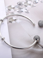 Load image into Gallery viewer, Bracelet Violeta silver 925 zircon