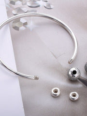 Load image into Gallery viewer, Bracelet Violeta silver 925 zircon