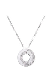 Load image into Gallery viewer, Necklace Sphere silver 925 zircon