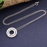 Load image into Gallery viewer, Necklace Sphere silver 925 zircon
