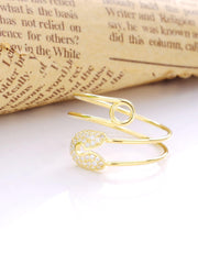 Load image into Gallery viewer, Ring Katherine golden silver 925 zircon - Maison Ming