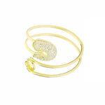 Load image into Gallery viewer, Ring Katherine golden silver 925 zircon - Maison Ming

