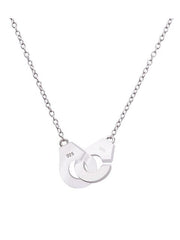 Load image into Gallery viewer, Necklace Beaded Handcuffs silver 925 zircon