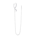 Load image into Gallery viewer, Earrings Clip Stars silver 925 zircon
