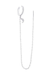 Load image into Gallery viewer, Earrings Clip Stars silver 925 zircon