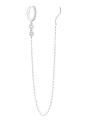 Load image into Gallery viewer, Earrings Clip Stars silver 925 zircon