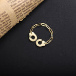 Load image into Gallery viewer, Ring Handcuffs silver 925 - Maison Ming
