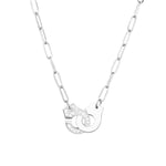 Load image into Gallery viewer, Necklace Handcuff  Big Link silver 925 zircon
